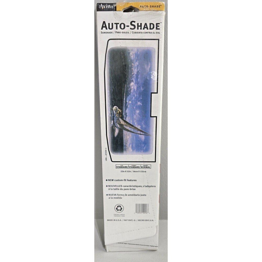 Vintage 1997 Auto Shade Sunshade New Sealed Car Windshield Shade Sailboat Boat